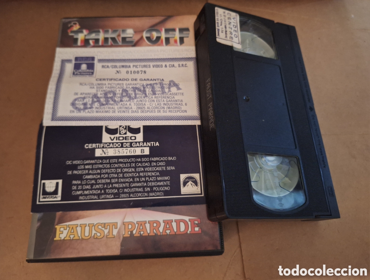 Cine: Faust Parade VHS Adultos