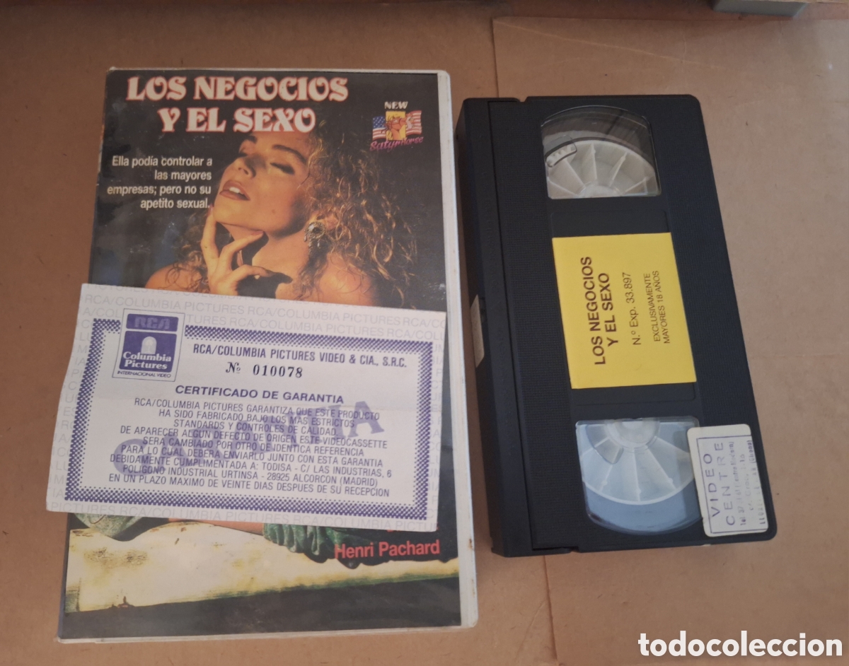 Cine: Los Negocios y el Sexo VHS Adultos Lynn Lemay