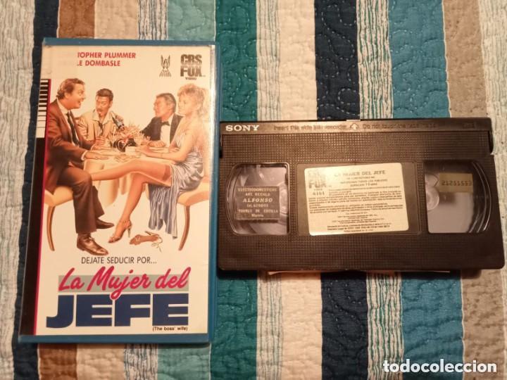 Cine: LA MUJER DEL JEFE (1986) VHS 1&ordf; EDICI&Oacute;N CHRISTOPHER PLUMMER COMEDIA PICANTE