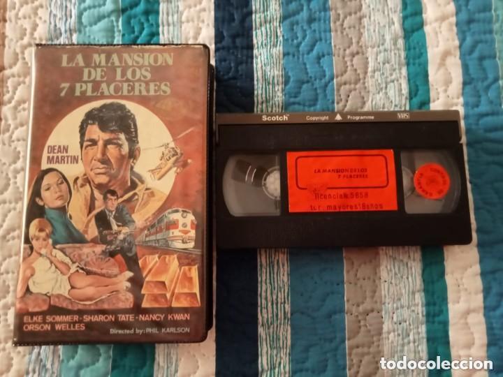 Cine: LA MANSI&Oacute;N DE LOS SIETE PLACERES (1968) VHS 1&ordf; EDICI&Oacute;N TERROR DEAN MARTIN ELKE SOMMER SHARON TATE