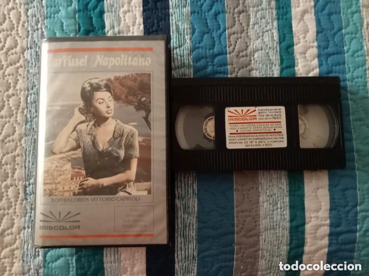 Cine: CARRUSEL NAPOLITANO (1954) VHS 1&ordf; EDICI&Oacute;N PREHIST&Oacute;RICA IRISCOLOR SOPHIA SOFIA LOREN