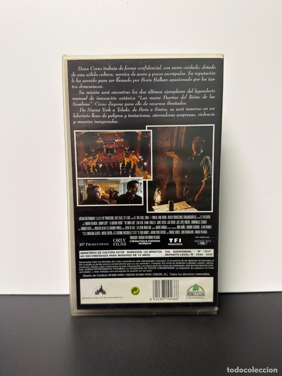 Cine: La Novena Puerta (VHS) - Foto 3