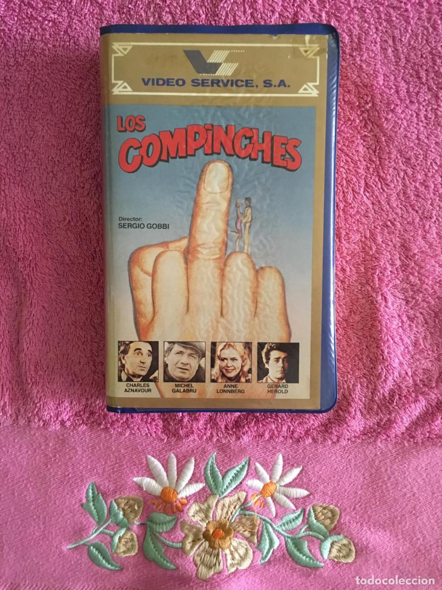 Cine: LOS COMPINCHES (1979) VHS SERGIO GOBBI CHARLES AZNAVOUR MICHEL GALABRU ED. VIDEO SERVICE