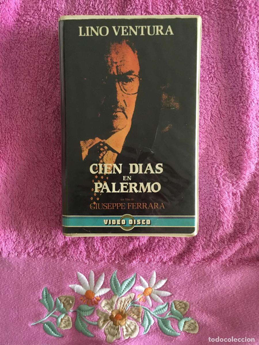 Cine: VHS CIEN D&Iacute;AS EN PALERMO (1984) GIUSEPPE FERRARA LINO VENTURA GIULIANA DI SIO VIDEO DISCO