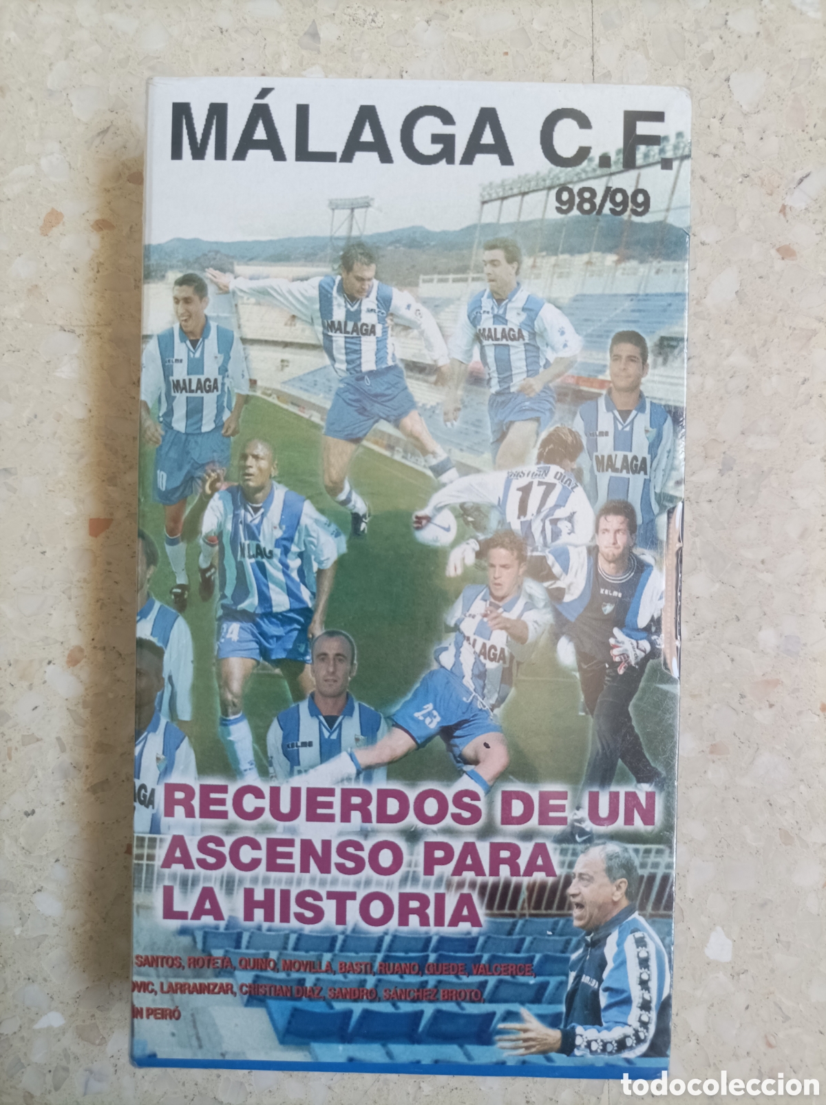 Cine: Precintado VHS ascenso 98/99 M&aacute;laga C.F Recuerdos de un Ascenso para la historia