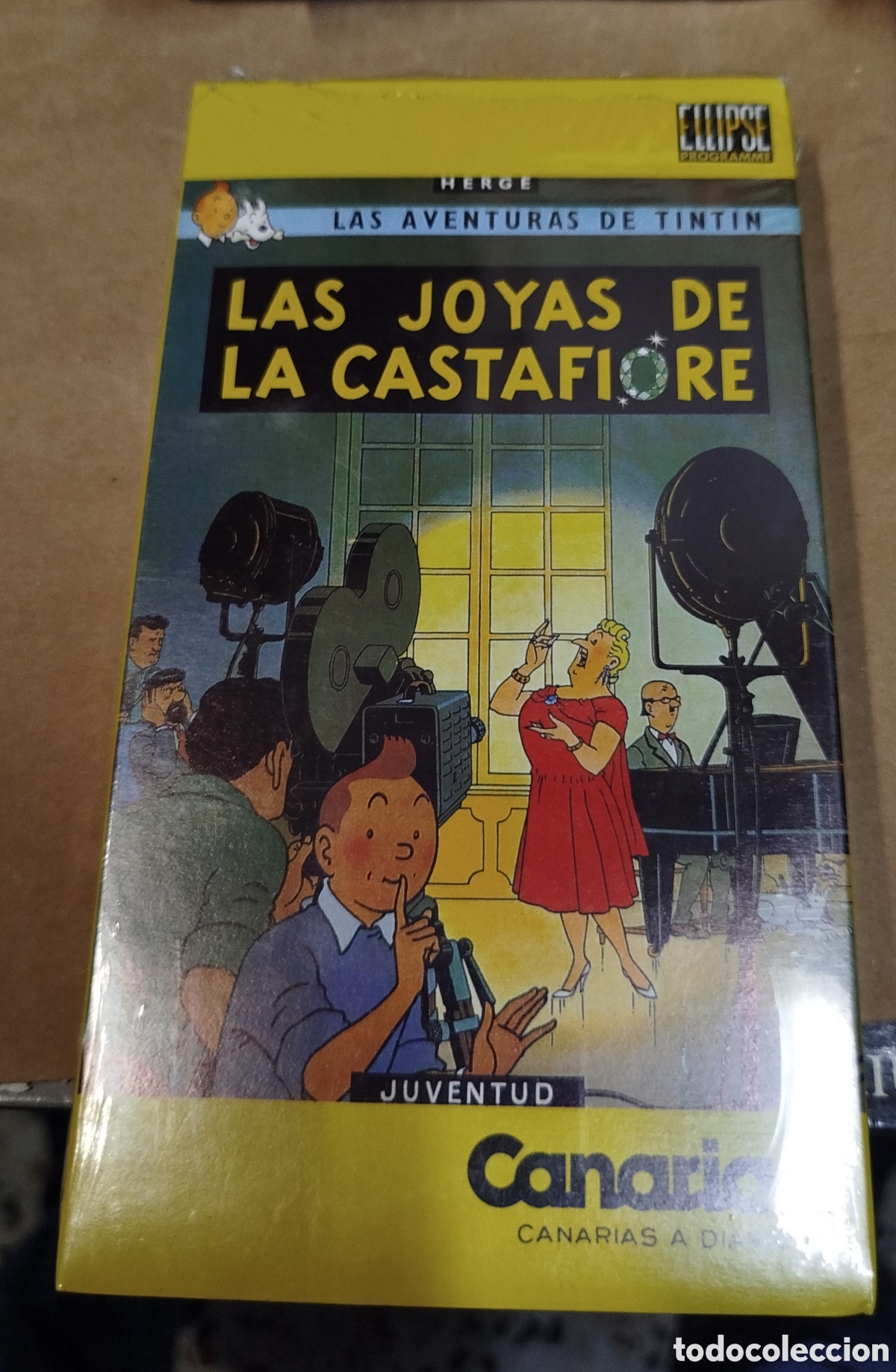 Cine: Tint&iacute;n - Las Joyas de las castafiore. VHS. SIN ABRIR