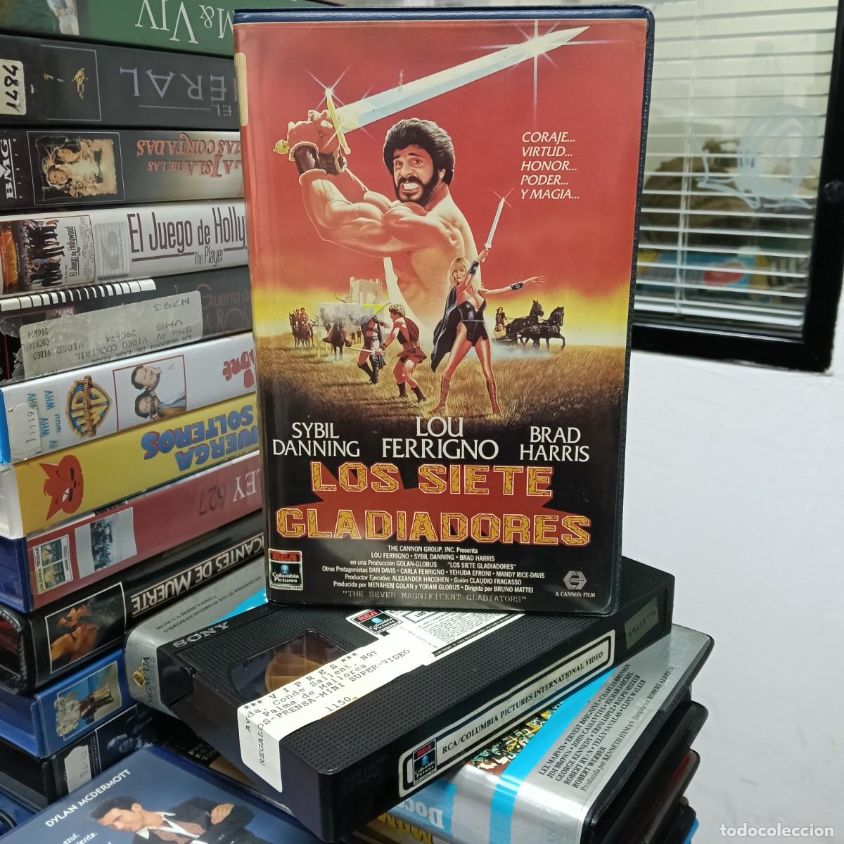Cine: LOS SIETE GLADIADORES - BRUNO MATTEI - SYBIL DANNING, LOU FERRIGNO, BRAD HARRIS - CANNON RCA