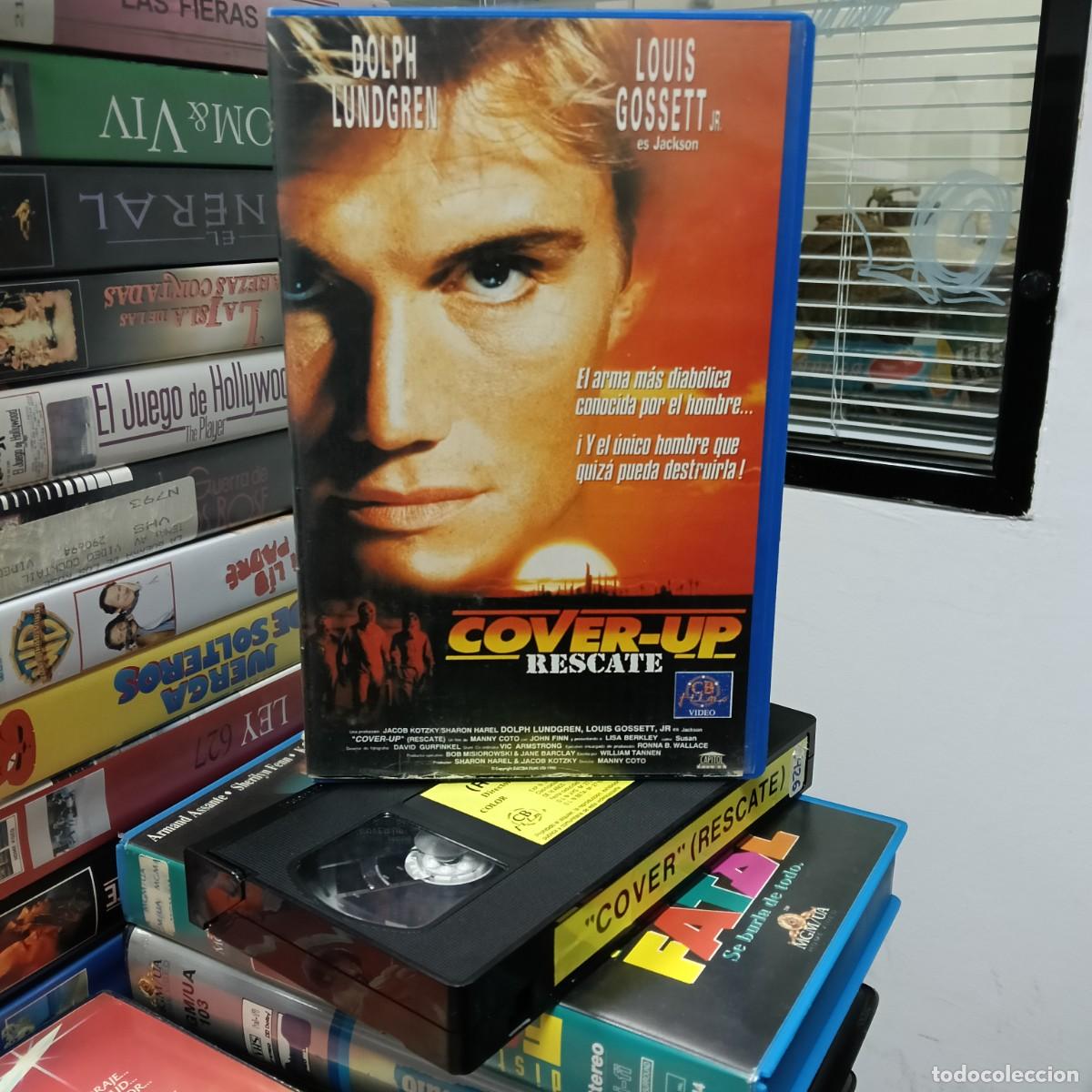 Cine: RESCATE COVER UP - MANNY COTO - DOLPH LUNDGREN, LOUIS GOSSET - CB 1991
