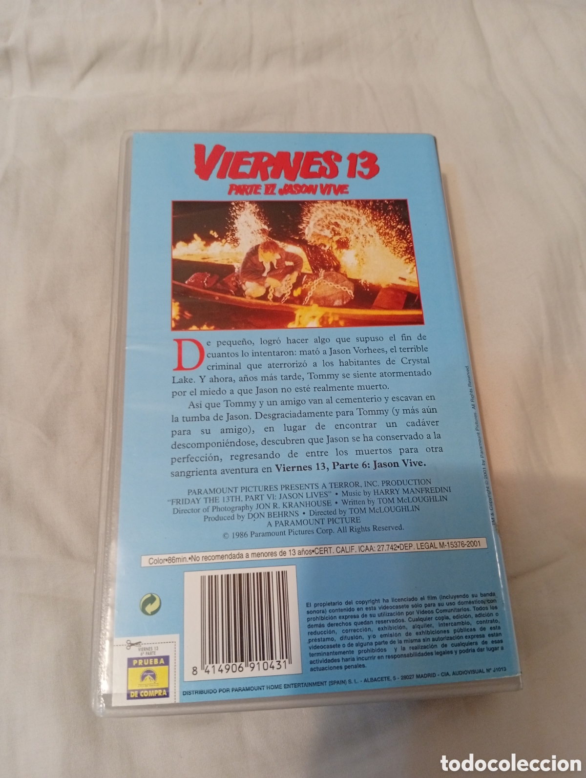 Cine: Viernes 13 parte 6 vhs - Foto 2