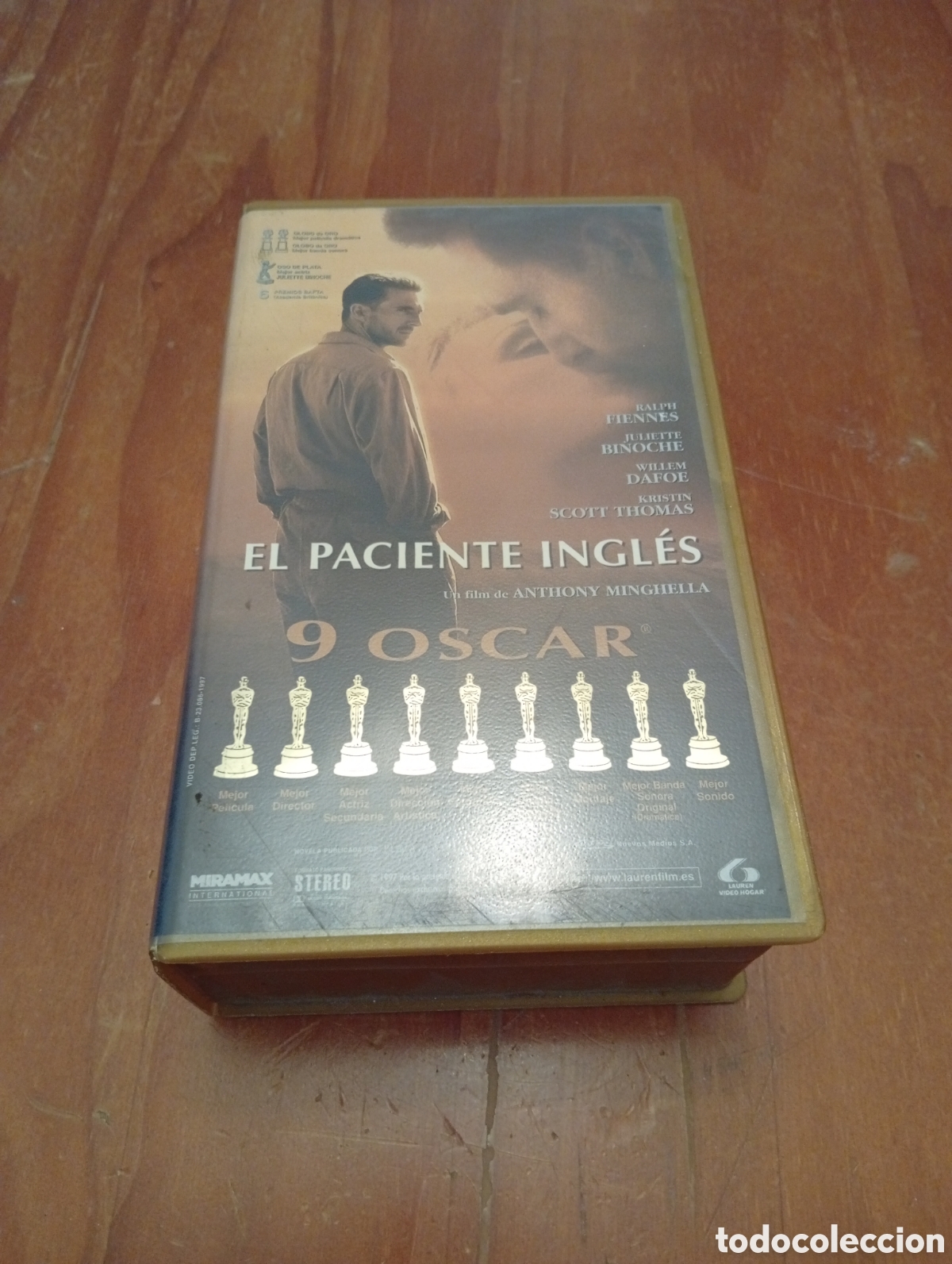 Cine: El paciente ingl&eacute;s vhs edici&oacute;n doble