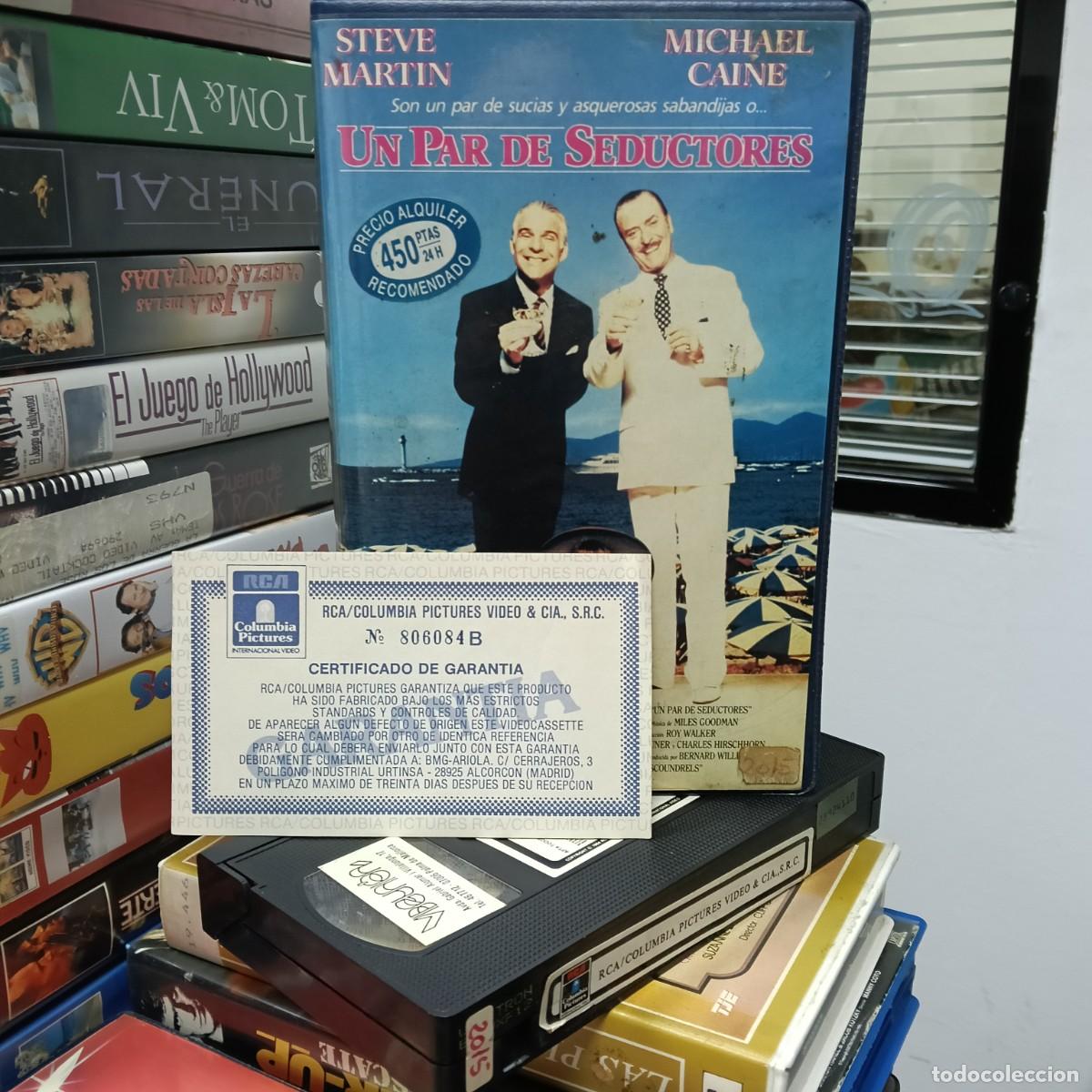 Cine: UN PAR DE SEDUCTORES - FRANK OZ - STEVE MARTIN, MICHAEL CAINE - RCA 1990
