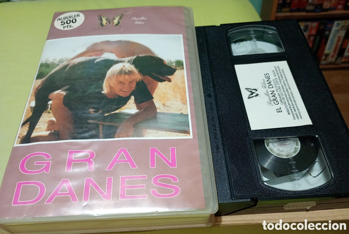 Cine: El gran dan&eacute;s vhs adultos Zoofilia