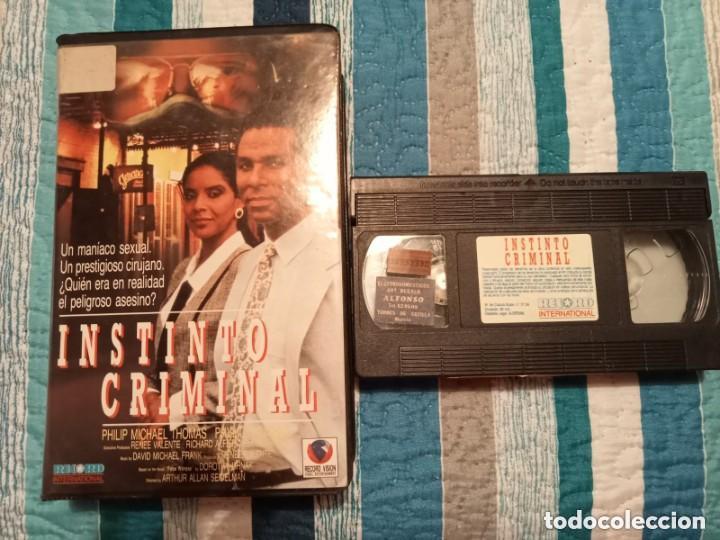 Cine: INSTINTO CRIMINAL (1989) VHS SUSPENSE THRILLER INTRIGA PHILIP MICHAEL THOMAS PHYLICIA RASHAD