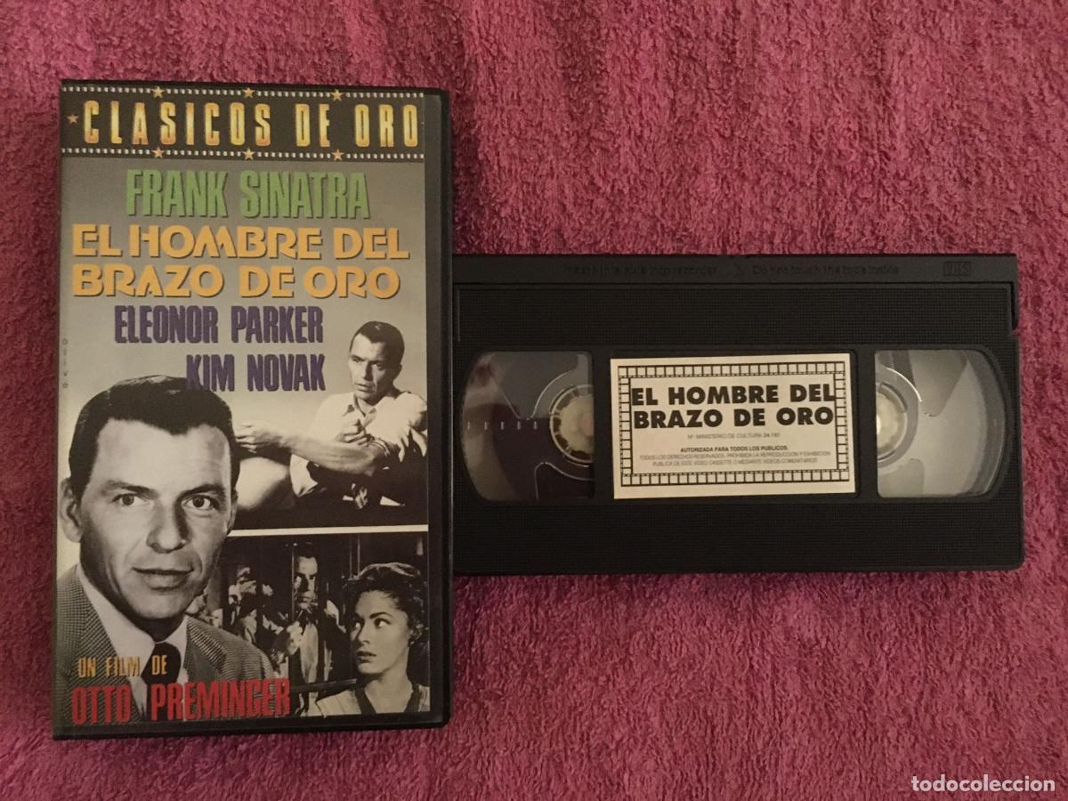 Cine: EL HOMBRE DEL BRAZO DE ORO (1955) VHS FRANK SINATRA KIM NOVAK DOBLAJE CINES
