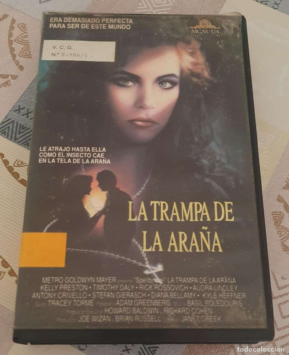 Cine: Pel&iacute;cula Vhs La Trampa de la Ara&ntilde;a. Kelly Preston. Mgm Ua Home V&iacute;deo Videoman 1990. Videoclub.