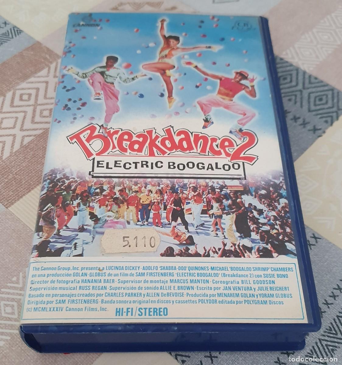 Cine: Pel&iacute;cula Vhs Breakdance 2 (Electric Boogaloo). Cannon. Cb Films 1985. Videoclub alquiler.