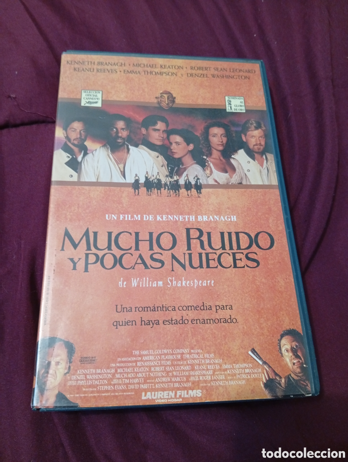 Cine: Mucho ruido y pocas nueces vhs