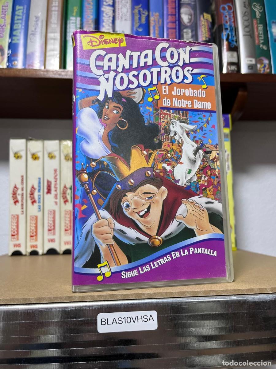Cine: BLAS10VHSA PELICULA VHS CANTA CON NOSOTROS EL JOROBADO DE NOTRE DAME (DISNEY) 1&euro;