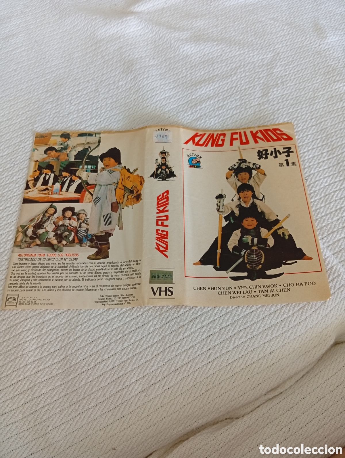 Cine: Kung fu kids vhs (solo car&aacute;tula)