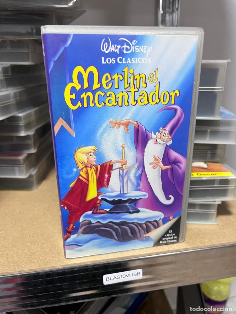 Cine: BLAS10VHSB PELICULA VHS DISNEY Merl&iacute;n el Encantador