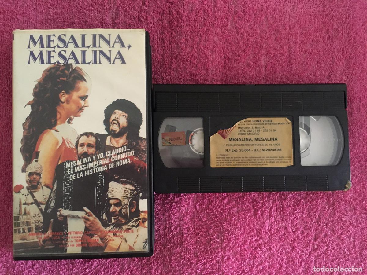 Cine: MESALINA MESALINA (1977) VHS EDICI&Oacute;N TOPACIO VIDEO EROTICA ANNEKA DI LORENZO TOMAS MILIAN