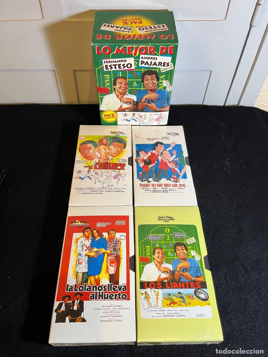 Cine: Pack VHS Fernando Esteso Andr&eacute;s Pajares Precintadas &Iacute;zaro Films Cine Destape Vintage