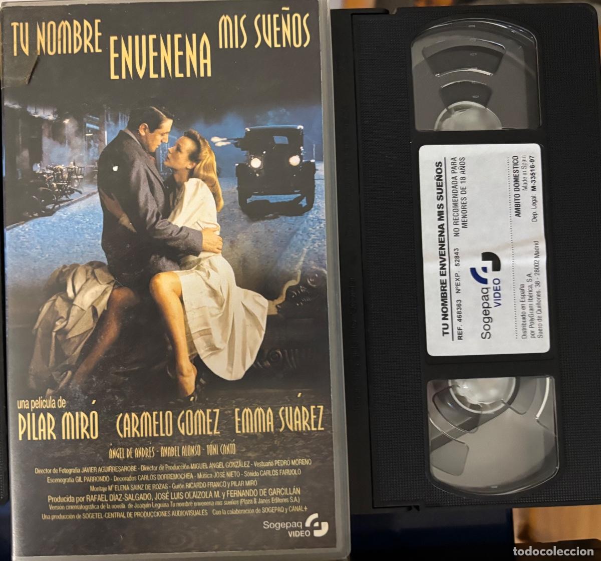 Cine: Tu nombre envenena mis sue&ntilde;os (Pelicula VHS)