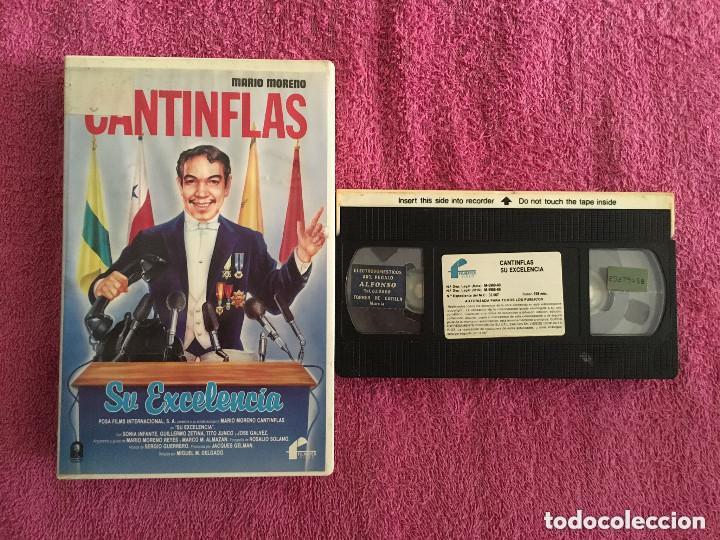 Cine: SU EXCELENCIA (1967) VHS CANTINFLAS 1&ordf; EDICI&Oacute;N FILMAYER