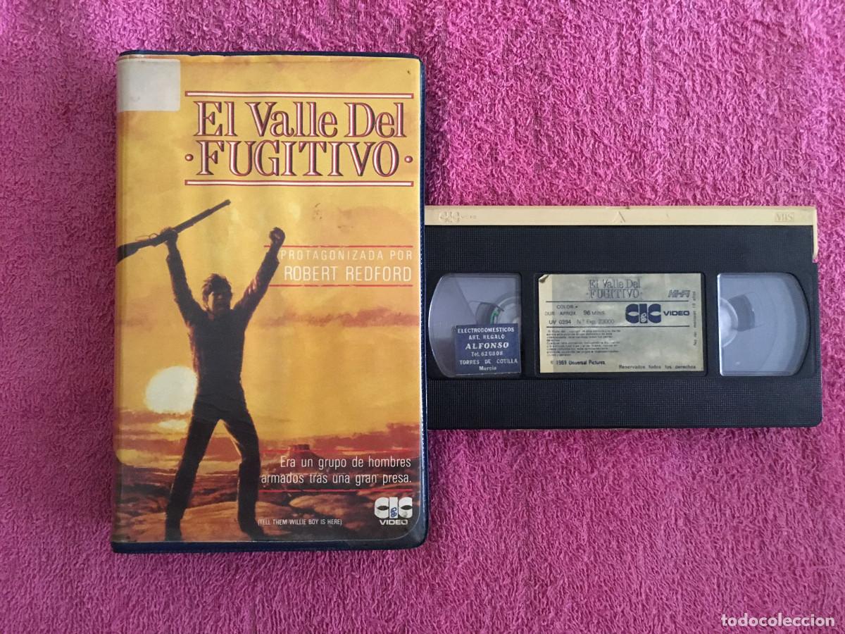 Cine: EL VALLE DEL FUGITIVO (1969) VHS ROBERT REDFORD KATHARINE ROSS SUSAN CLARK 1&ordf; EDICI&Oacute;N CIC