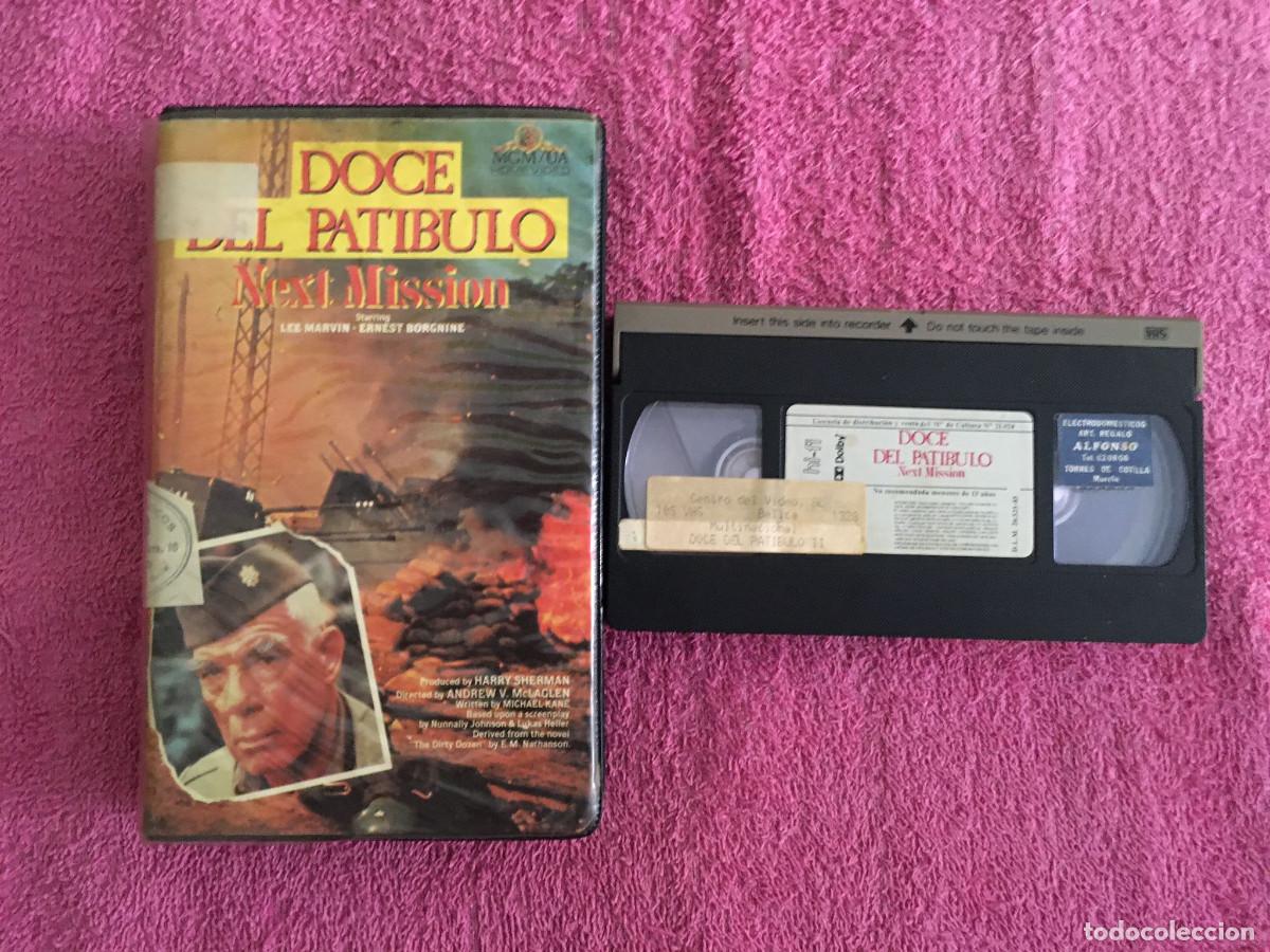 Cine: DOCE DEL PAT&Iacute;BULO II LA SIGUIENTE MISI&Oacute;N NEXT MISSION (1985) VHS LEE MARVIN ERNEST BORGNINE KEN WAHL