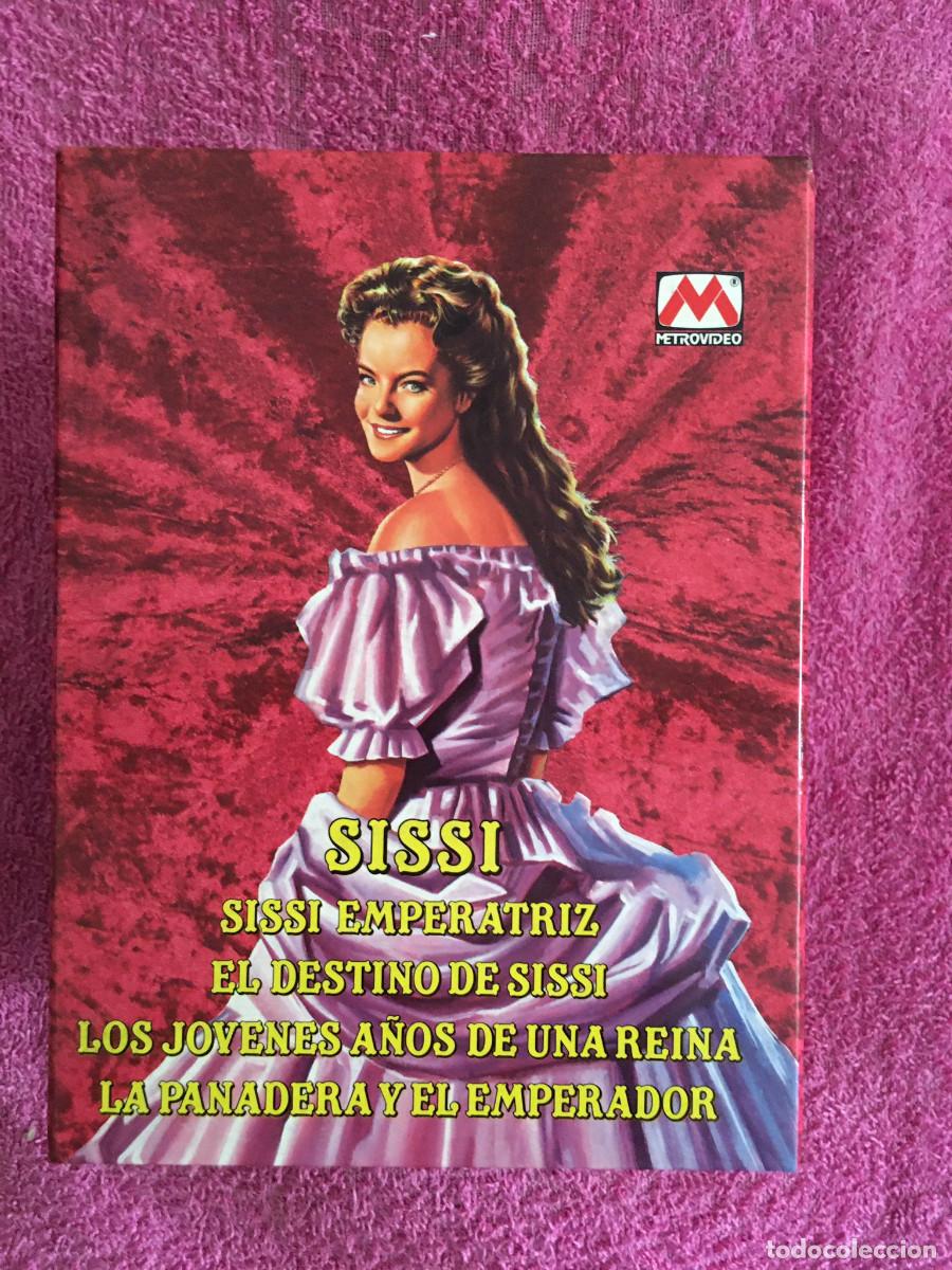 Cine: COLECCI&Oacute;N SISSI (1954 - 1957) VHS EDICI&Oacute;N METROVIDEO ROMY SCHNEIDER SONIDO HI-FI DOBLAJE CINES