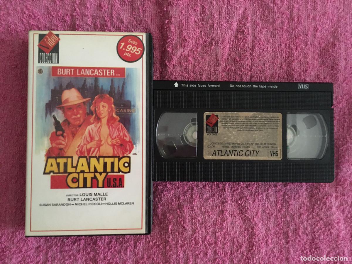 Cine: ATLANTIC CITY (1980) VHS EDICI&Oacute;N VMI VIDEO COLECCI&Oacute;N BURT LANCASTER DOBLAJE CINES SONIDO HI-FI