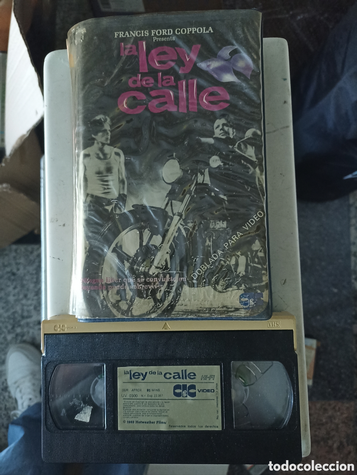 Cine: VHS-LA LEY DE LA CALLE. CIC V&Iacute;DEO. EDICI&Oacute;N VIDEOCLUB