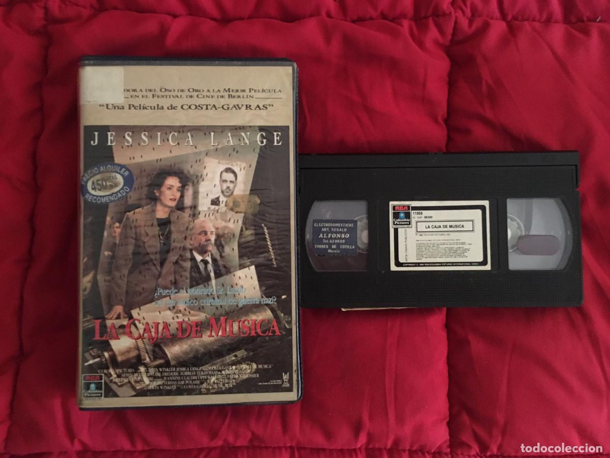 Cine: LA CAJA DE M&Uacute;SICA (1989) VHS JESSICA LANGE 1&ordf; EDICI&Oacute;N SONY COLUMBIA RCA SONIDO HI-FI