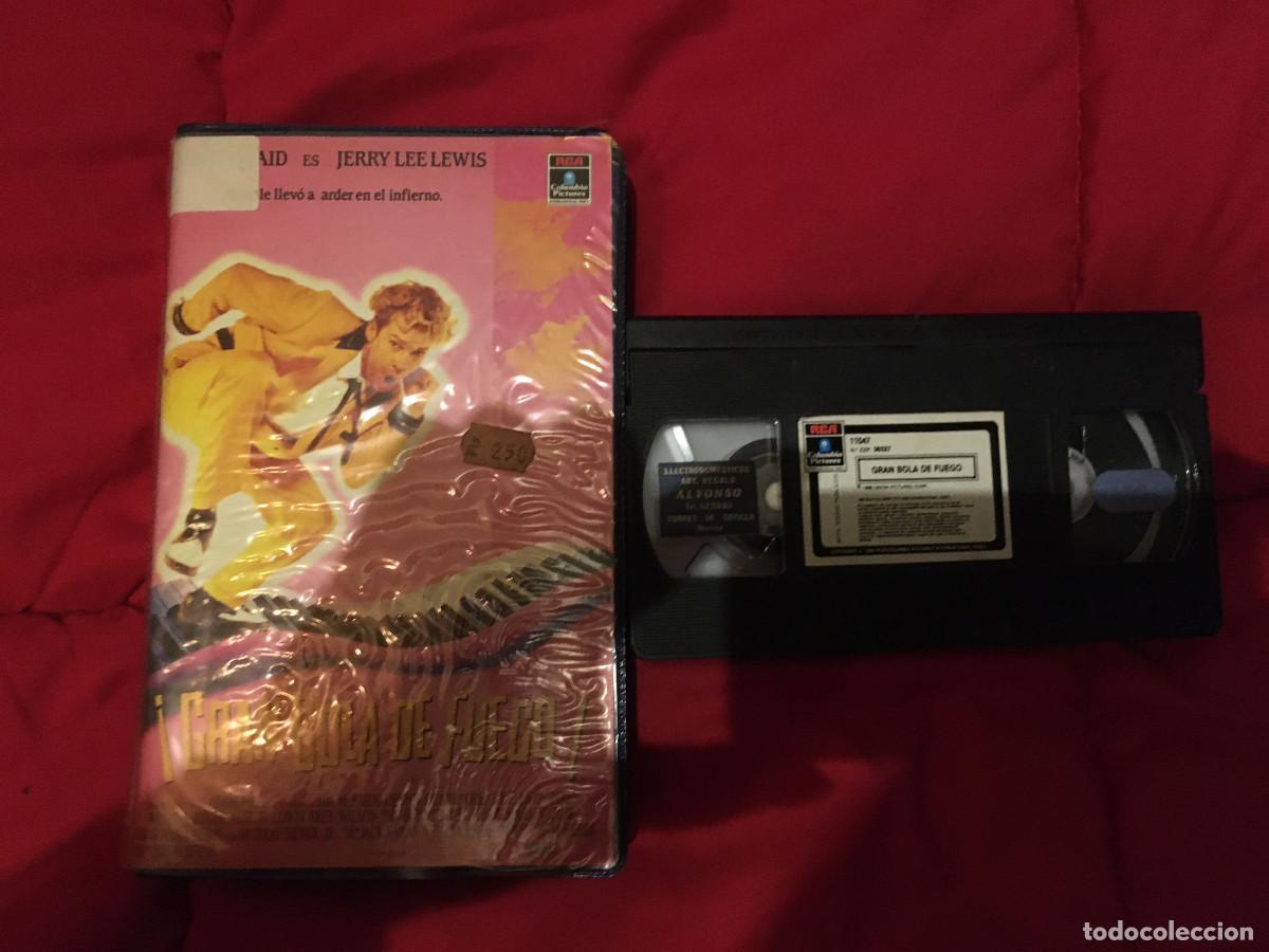 Cine: GRAN BOLA DE FUEGO (1989) DENNIS QUAID 1&ordf; EDICI&Oacute;N SONY COLUMBIA RCA SONIDO HI-FI