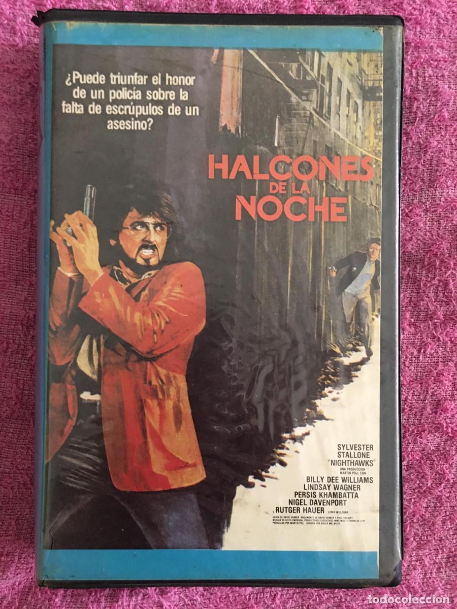 Cine: HALCONES DE LA NOCHE (1981) VHS SYLVESTER STALLONE 1&ordf; EDICI&Oacute;N PIRATA (L&Eacute;ASE DESCRIPCI&Oacute;N)