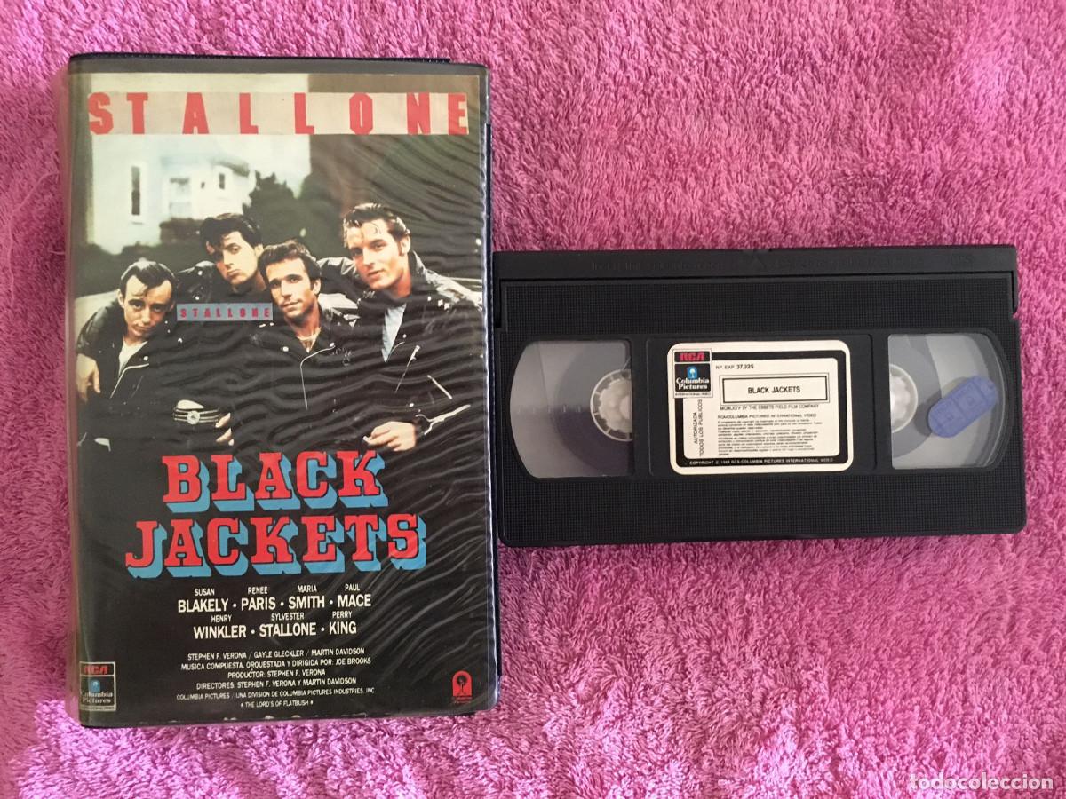 Cine: BLACK JACKETS aka D&Iacute;AS FELICES (1974) VHS SYLVESTER STALLONE 1&ordf; EDICI&Oacute;N RCA-COLUMBIA SONIDO HI-FI