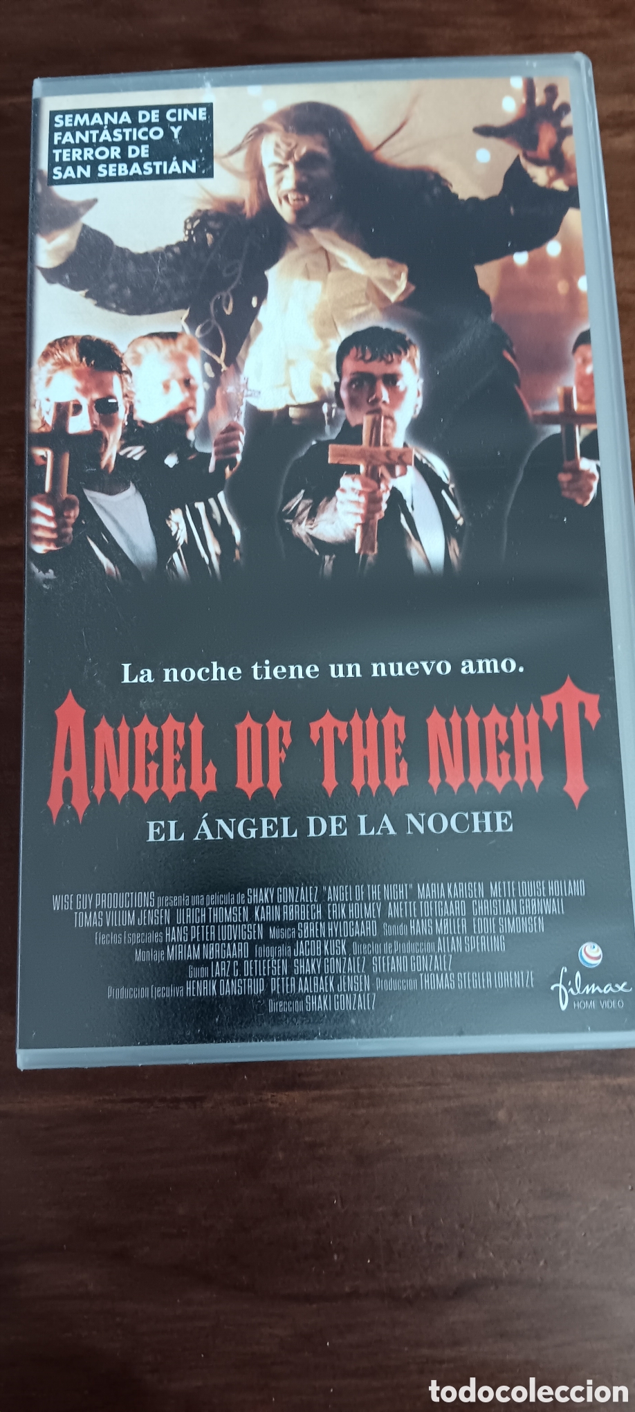 Cine: EL ANGEL DE LA NOCHE. VHS
