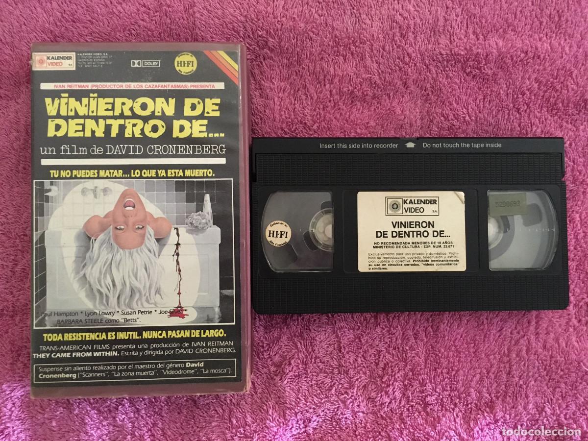 Cine: VINIERON DE DENTRO DE... [1975] VHS TERROR CULT KALENDER VIDEO
