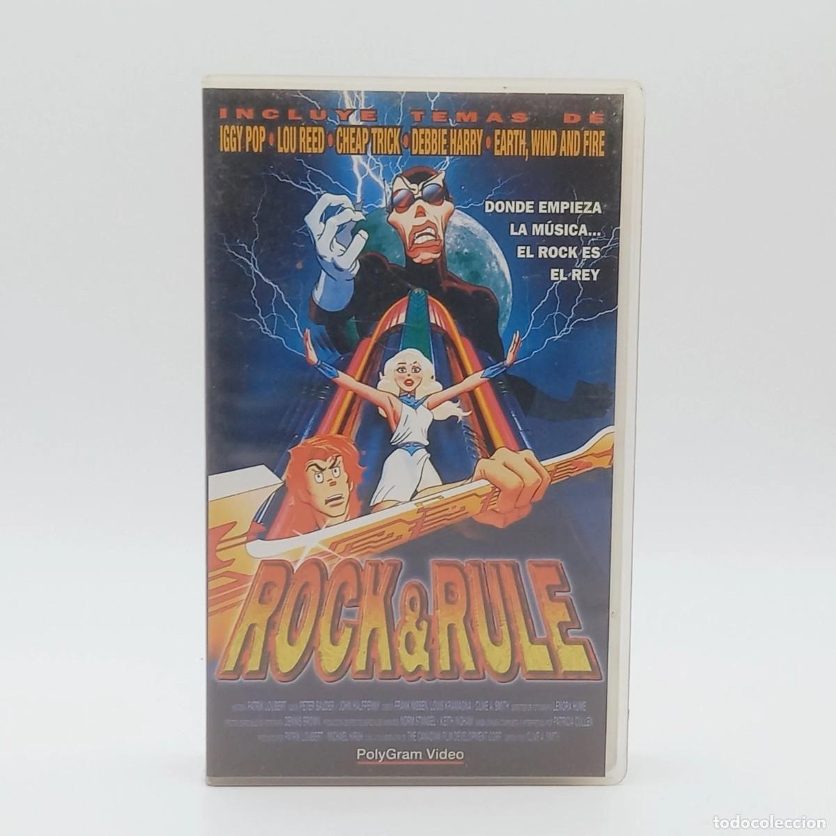 Cine: VHS animaci&oacute;n ROCK & RULE edici&oacute;n Espa&ntilde;ola Original en buen estado