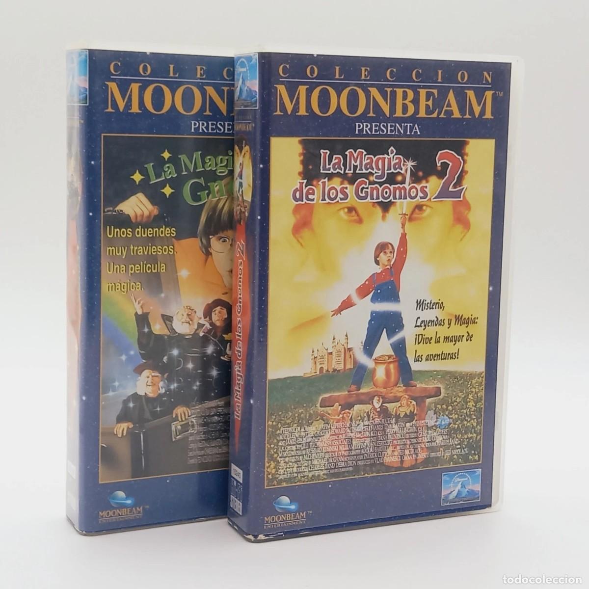 Cinema: Lote 2 VHS PAL La Magia de los gnomos 1 & 2 Coleccion Moonbeam 1996 espa&ntilde;ol peliculas