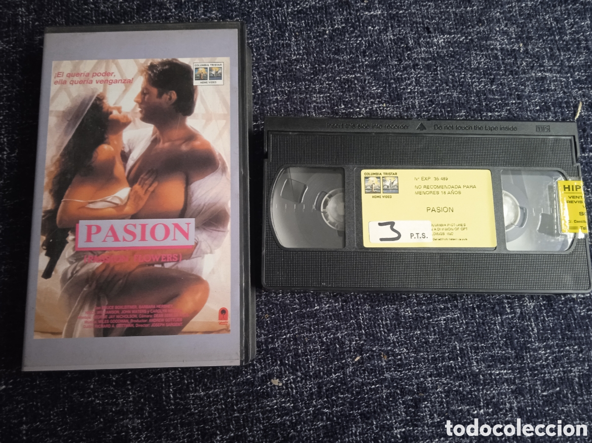 Cine: VHS - PASION FLOWERS - BARBARA HERSHEY