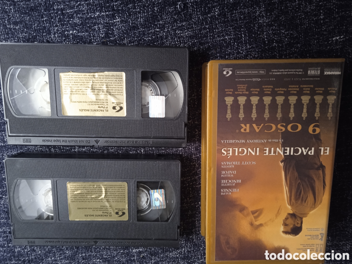 Cine: VHS - EL PACIENTE INGL&Eacute;S - DOBLE