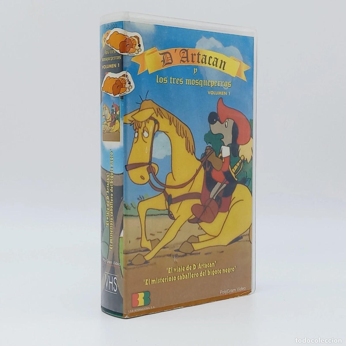 Cinema: VHS Pel&iacute;cula PAL Espa&ntilde;a D'Artacan Dartacan 1997 castellano Dogtanian Film Spain