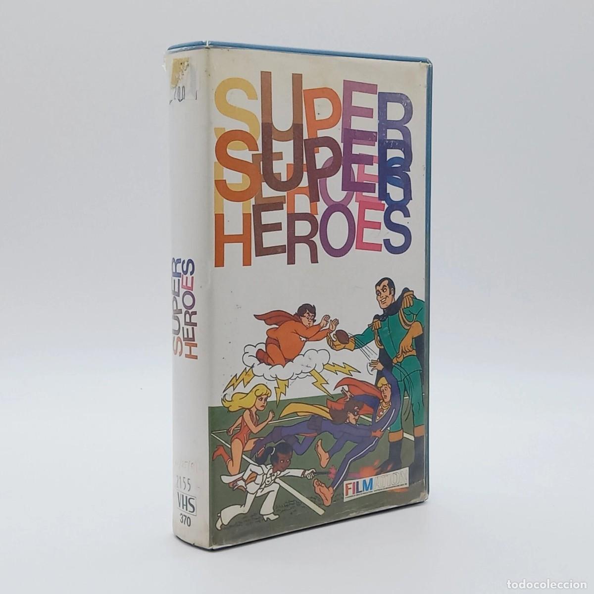 Cine: VHS PAL Super Heroes 1985 Record Vision castellano original FILMATION animaci&oacute;n