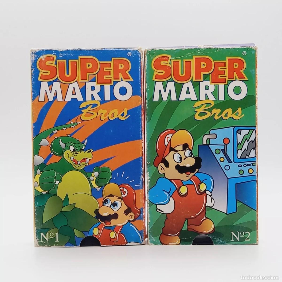 Cine: VHS PAL Super Mario Bros n&ordm; 1 y 2 en castellano originales nintengo vintage 90s