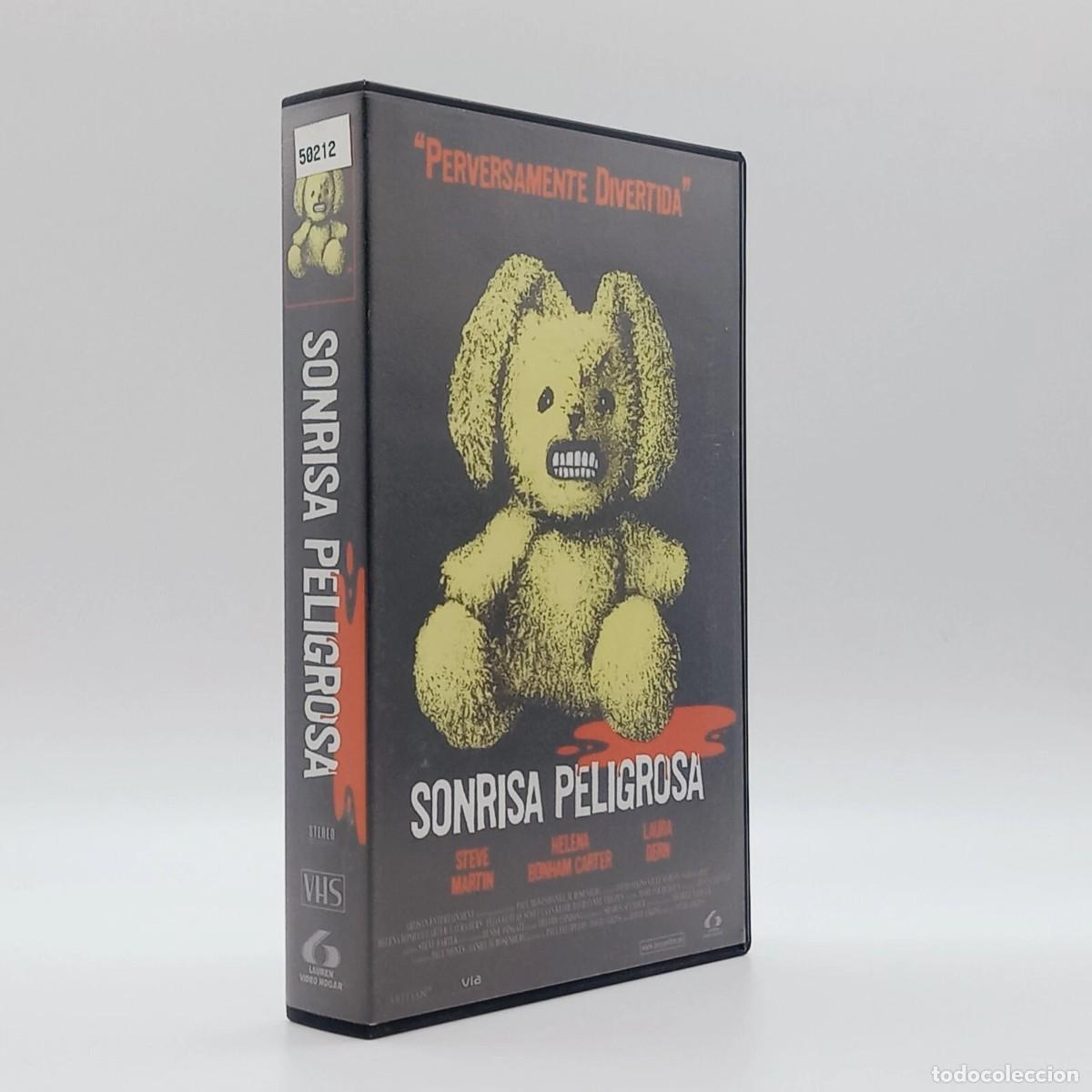 Cine: VHS PAL Ed VIDEOCLLUB caja grande SONRISA PELIGROSA versi&oacute;n espa&ntilde;ola TERROR 2001