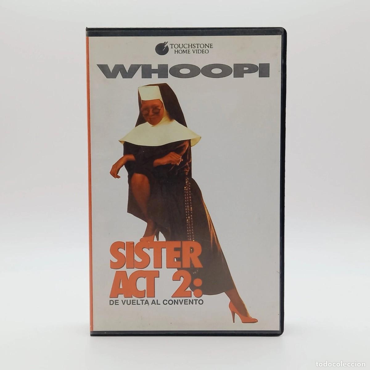 Cine: VHS Pel&iacute;cula PAL Sister Act 2 espa&ntilde;ol 1a edici&oacute;n de VIDEOCLUB caja grande 1993