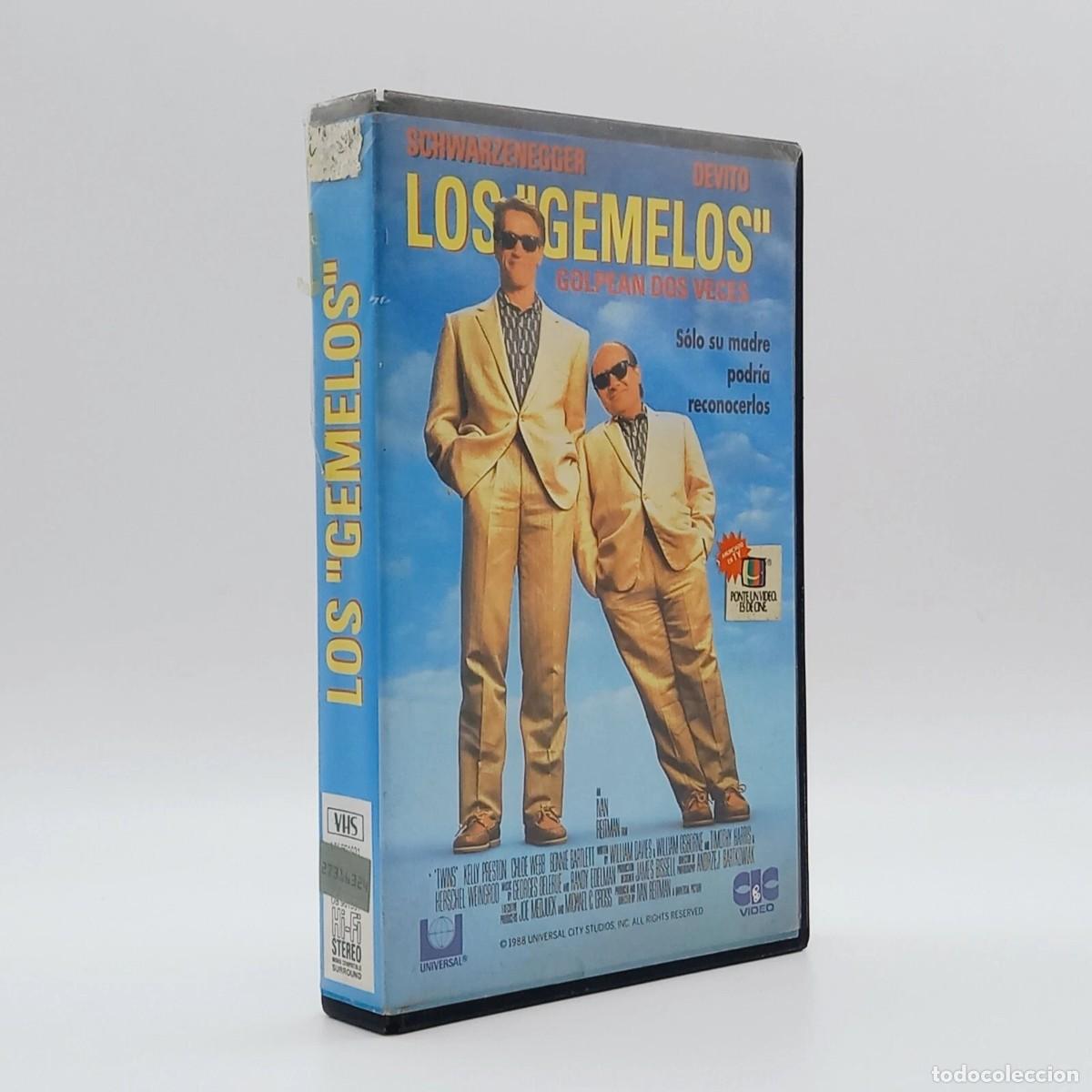 Cine: VHS 1&ordf; edici&oacute;n espa&ntilde;ola Videoclub PAL Los Gemelos Golpean Dos Veces 1988