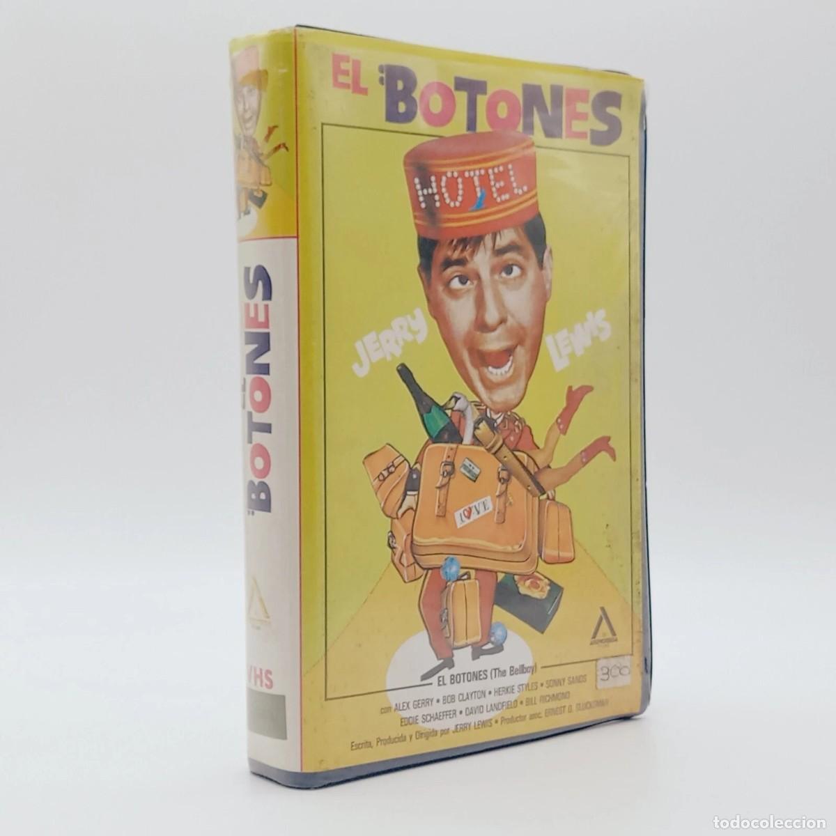Cine: VHS PAL Ed. espa&ntilde;ola de VIDEOCLLUB El Botones Jerry Lewis Andromeda Films 1960